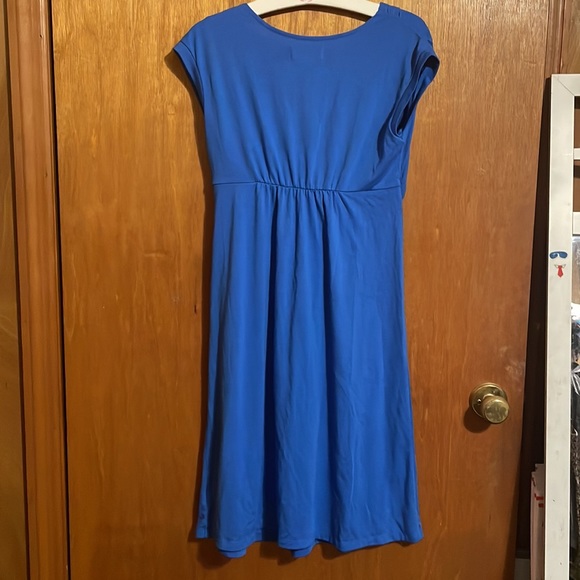 •OLD NAVY MATERNITY•BLUE MATERNITY DRESS WITH EASY BREASTFEEDING TOP. SIZE XS/S - Picture 3 of 6